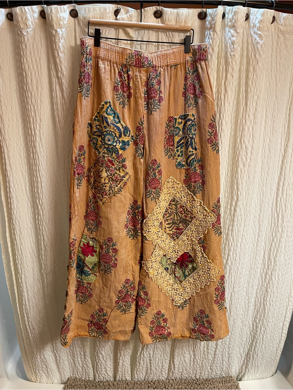 Reversible Bohemian Wide-Leg Pants - Picture 2 of 4